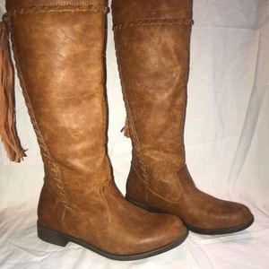 Over the knee Just Fab boots, size 9, worn thrice